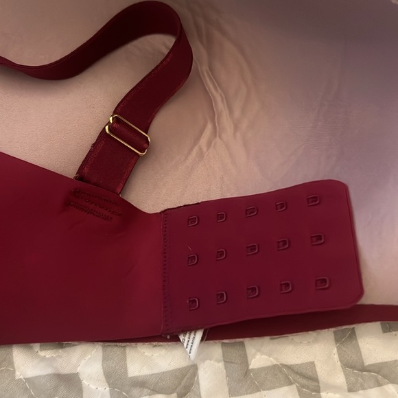 Lace Knix Wing Woman sz 8++ (40-42 G/H) wine and light mauve purple Bra - Picture 9 of 9